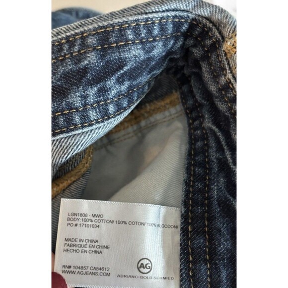 ADRIANO GOLDSCHMIED AG The Mabel Denim Jean Overalls Meadow Women Size S - Picture 8 of 8